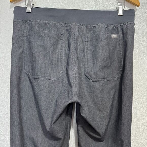 Figs Women's Graphite Gray Livingston Basic Scrub Pants Size Medium Tall - Picture 8 of 16